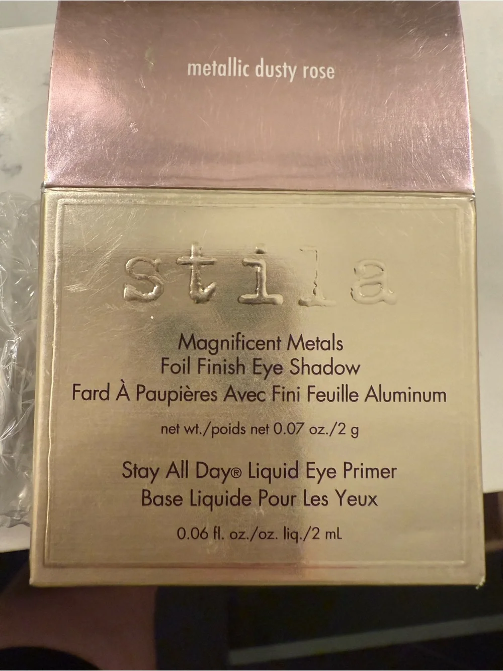 Stila Magnificent Metals Foil Finish Eye Shadow + Stay All Day Eye Primer Set